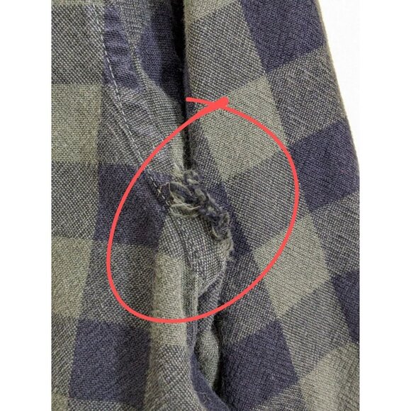 Fjall Raven Shirt Mens L Green Black Ovik Check Durable Hiking Outdoors 81883 - Picture 6 of 6